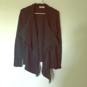 Cozy Layered Turquoise Cardigan
